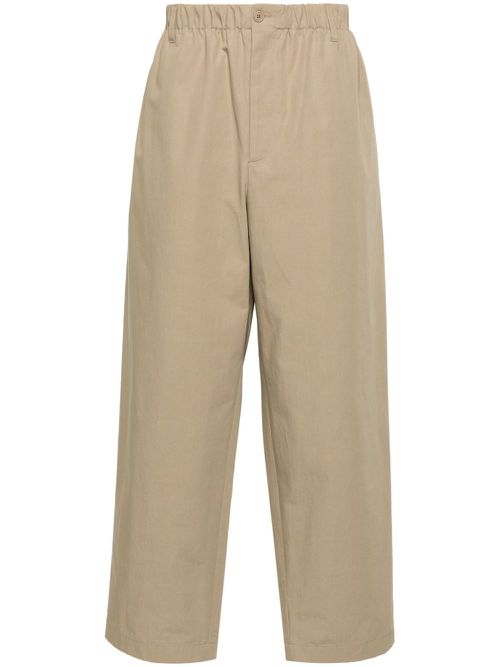 Logo-embroidered track pants - Neutrals
