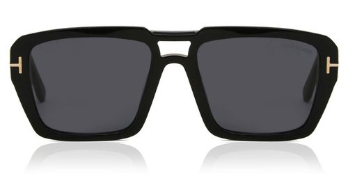 Tom Ford FT1153 REDFORD 01A Men's Sunglasses Black Size 56