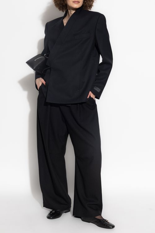 Wool Blazer, Women's, Black