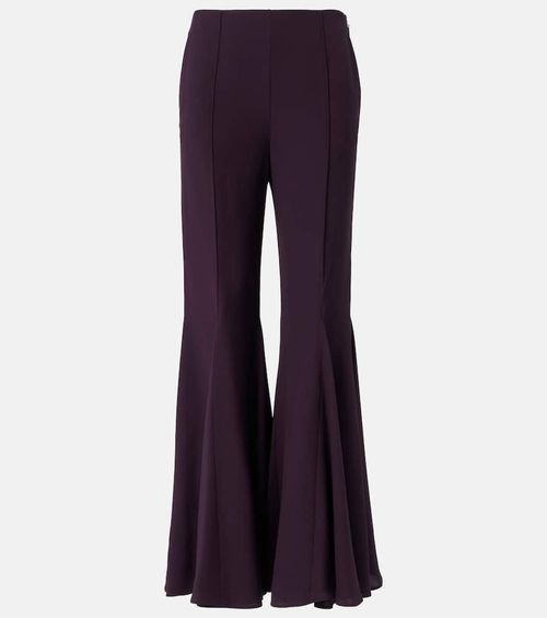 Chloé Crêpe satin flared pants