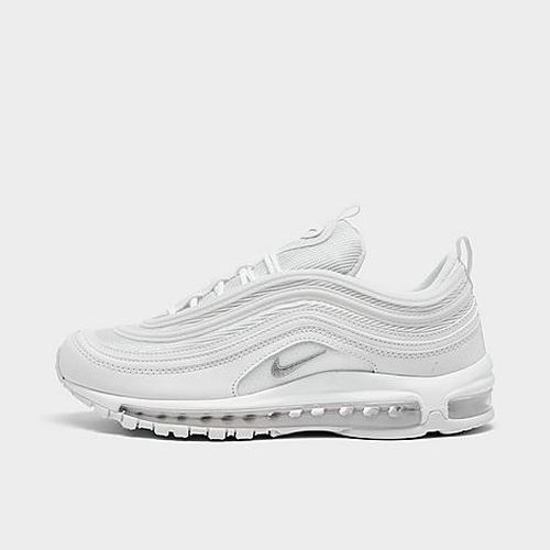 Men's Air Max 97 Casual Shoes in White/Black/Wolf Grey