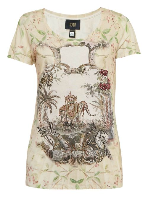 Cotton T-shirt - Neutrals