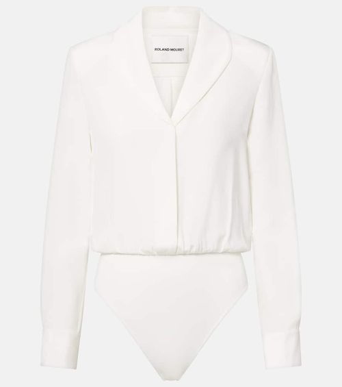 Silk satin bodysuit