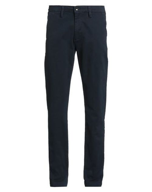 Man Pants Navy Size 28 Cotton, Elastane
