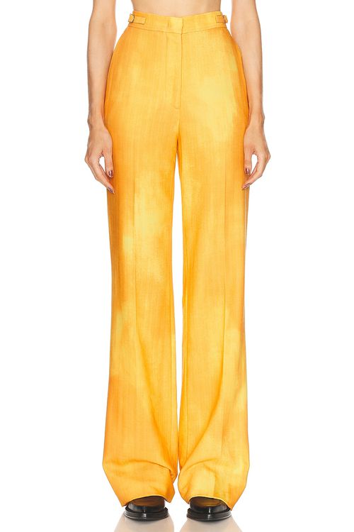 Gabriela Hearst Vesta Pant in Cadmium Yellow - Yellow.  42 also in