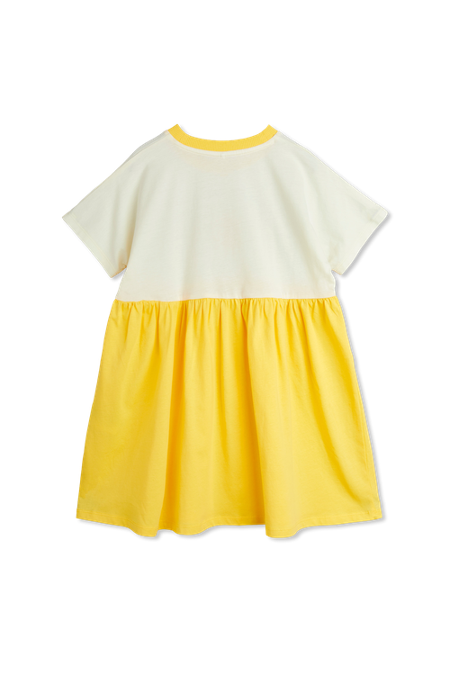 Mini Rodini Dress With Print, Unisex, Yellow