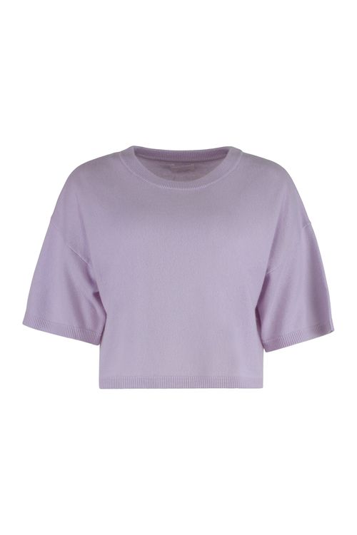 Miles Short-sleeve Cashmere Top