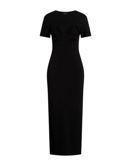 Woman Maxi dress Black Size L Viscose, Polyester