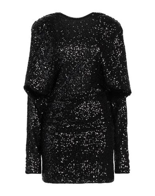 Pinko Woman Mini dress Black Size 2 Nylon, Elastane, Brass