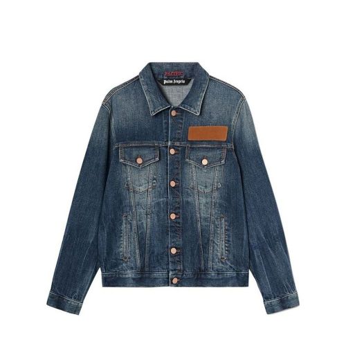 Cotton Denim Jacket — Blue