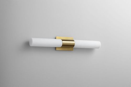 Oxygen Magneta Bathroom Vanity Light in Aged Bras