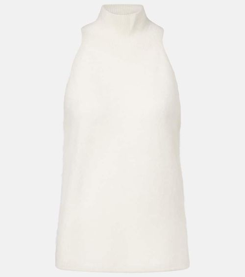 Leya knitted cashmere tank top