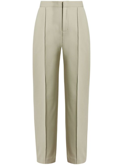 Pintucked trousers - Green