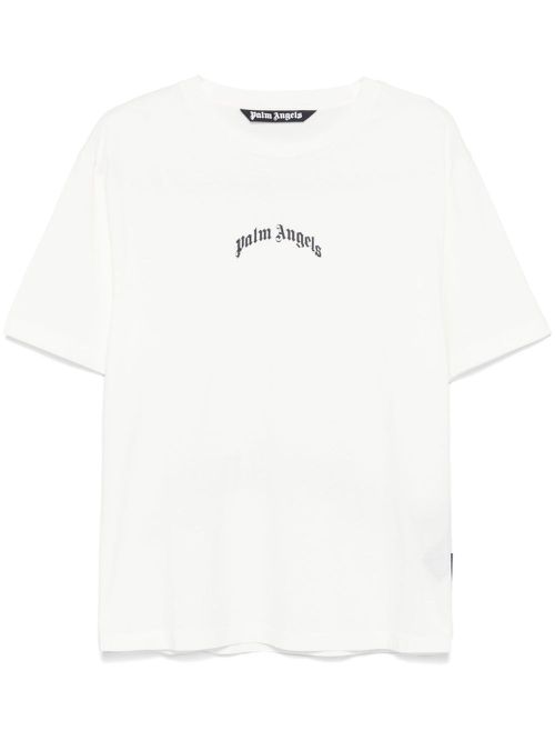 Curved-logo T-shirt - White
