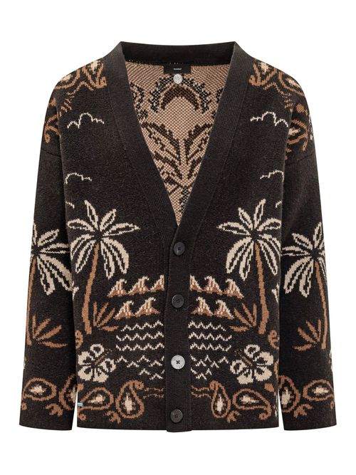 Tropical Motif Cardigan for FW25