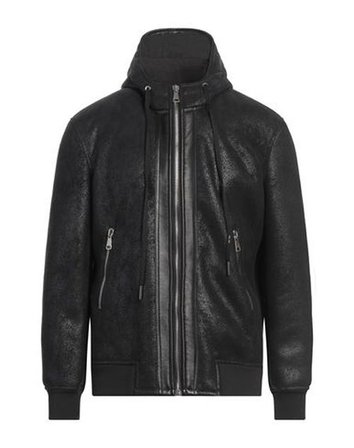Man Jacket Black Size 44 Polyester, Polyurethane, Viscose, Elastane