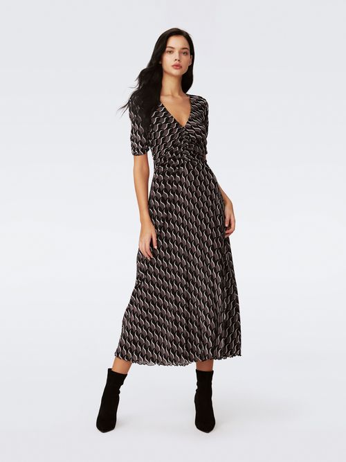 Diane von Furstenberg | Koren Reversible Midi Mesh Dress | Realry