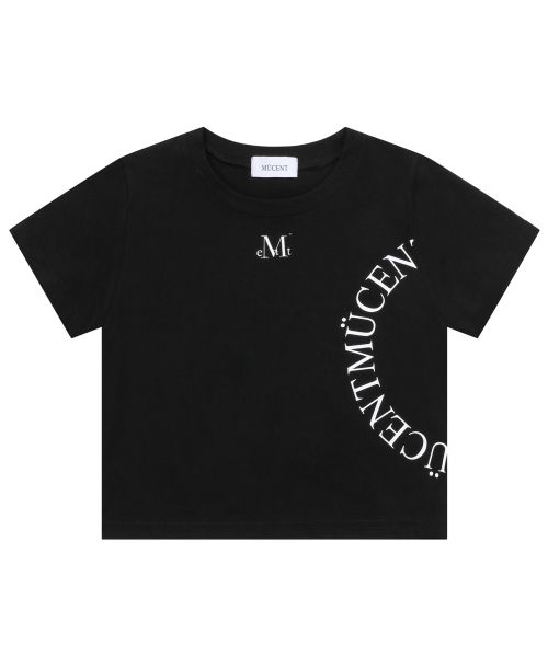 Side Round Logo Short Sleeve T-shirt 