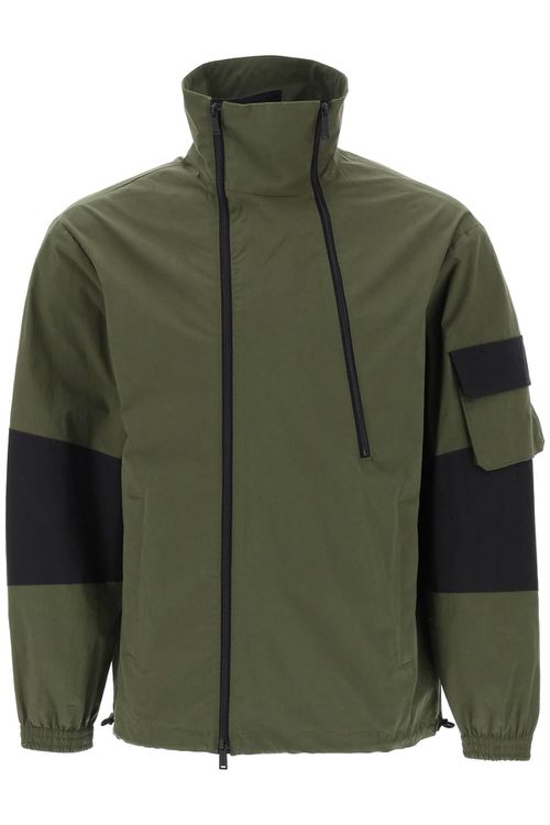 Technical Blouson Jacket In Stretch Cotton