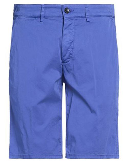 Man Shorts & Bermuda Shorts Bright blue Size 30 Cotton, Elastane
