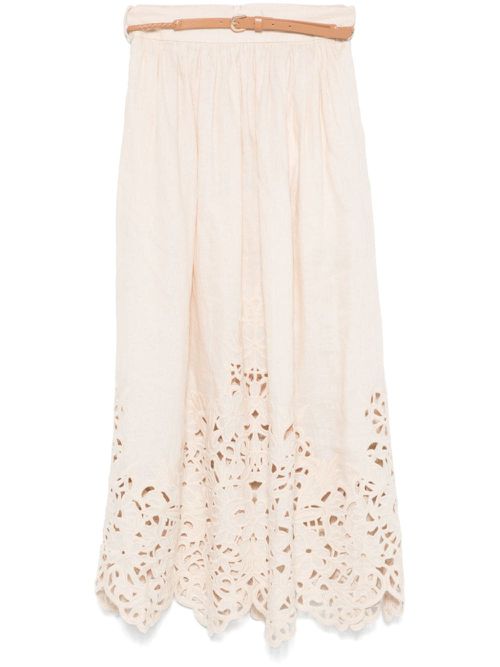 Wylie midi skirt - Neutrals