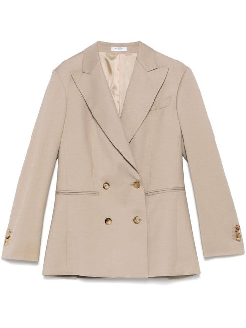 Double-breasted blazer - Brown