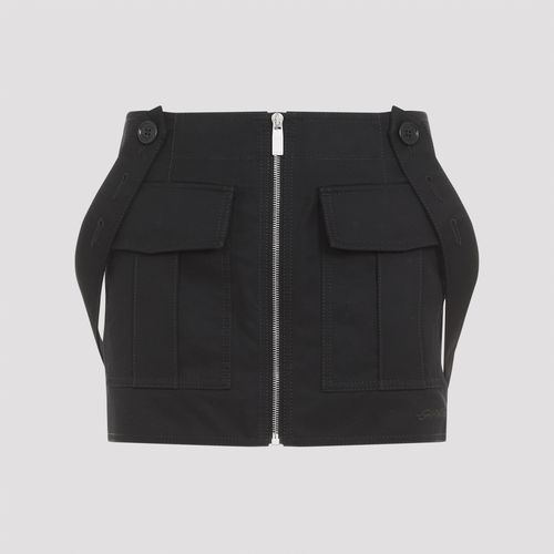 Straps Cargo Mini Skirt