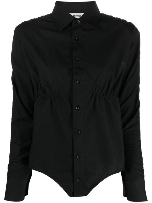 Underwired cotton bodysuit - Black