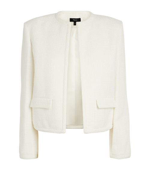 Cropped Clean Tonal Jacket