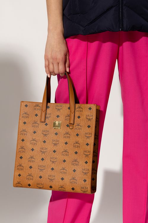 Monogrammed Shopper Bag, Women's, Brown