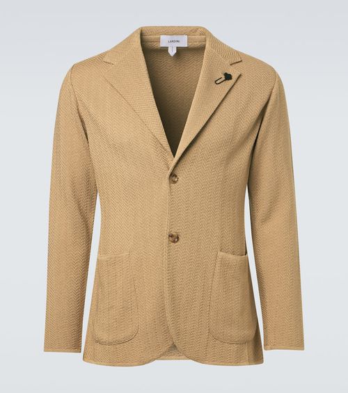 Cotton-blend blazer