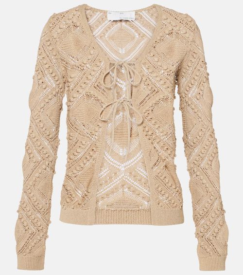 Crochet lace cardigan