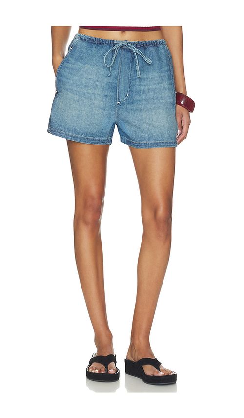 AMO Denim Simone Short in Blue. XS. Also in S
