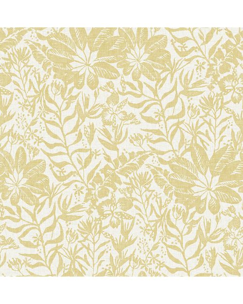 NuWallpaper Yellow Foliole Peel & Stick Wallpaper