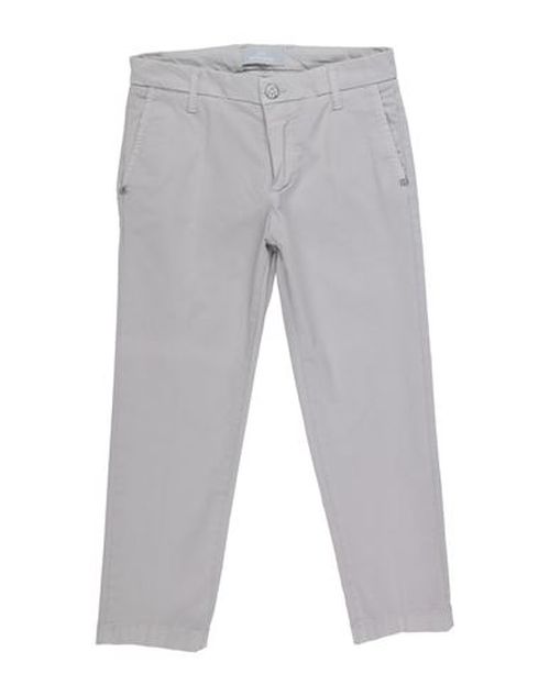 Kid Boy Pants Light grey Size 9 Cotton, Elastane