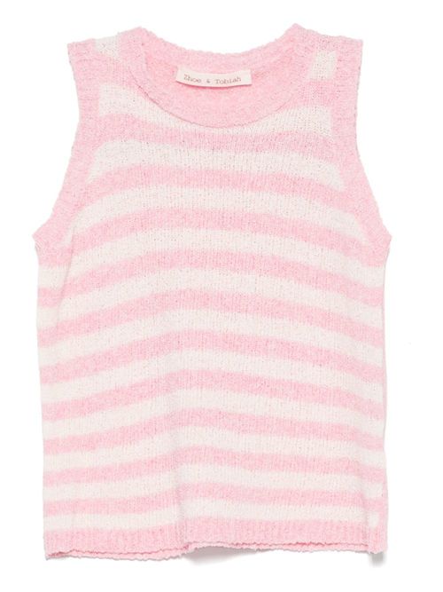 Zhoe & Tobiah striped vest - Pink