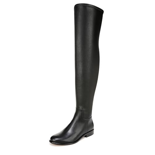 Vince Women's Cody Over the Knee Boot Black Leather