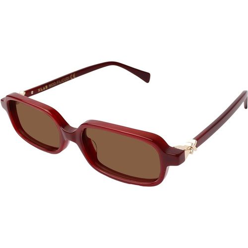 XLAB Unisex XLAB Filicudi Occhiali da sole Acetato Nero Fumo Squadrata Polarizzata