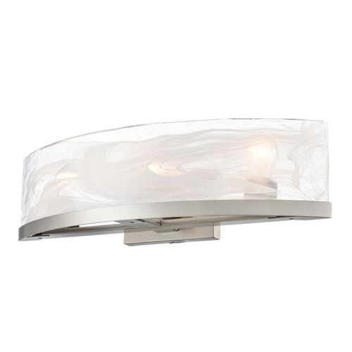 Brushed Nickel Bathroom Vanity Light from the Skye Collection