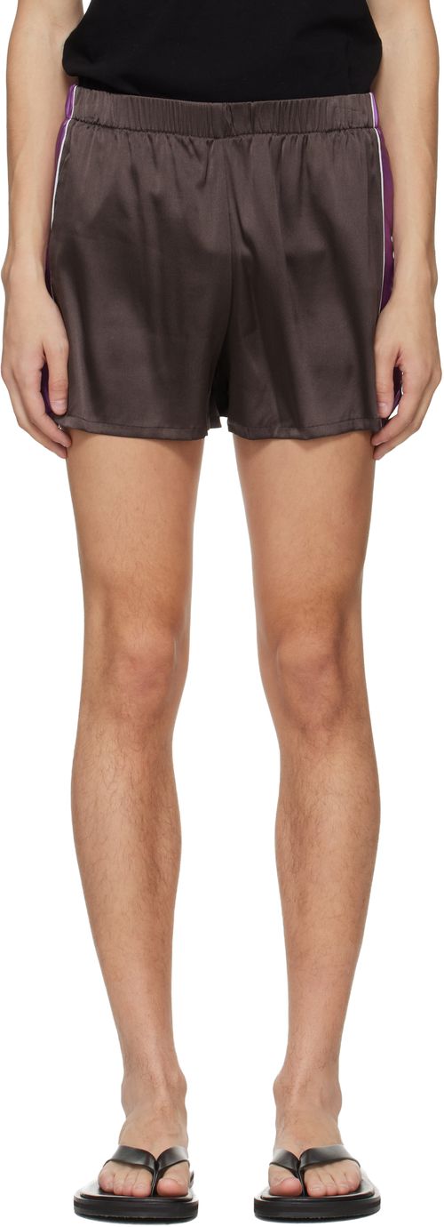Brown Football Shorts
