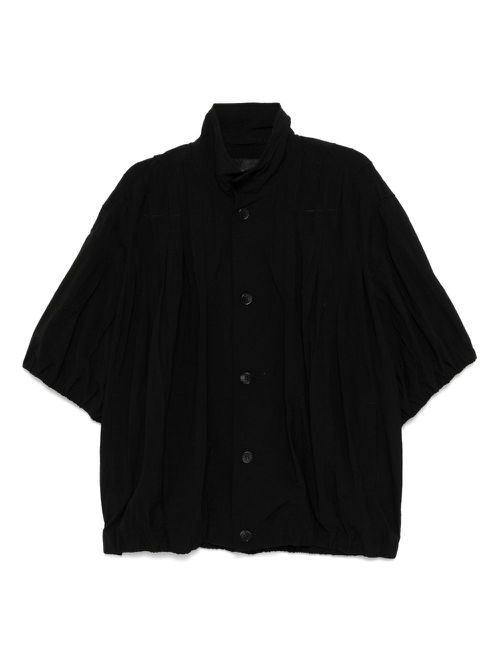 Polydart half-sleeved jacket - Black