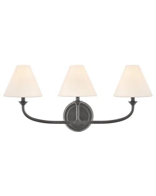 Blackened Brass LED Bathroom Vanity Light from the Greta Collection