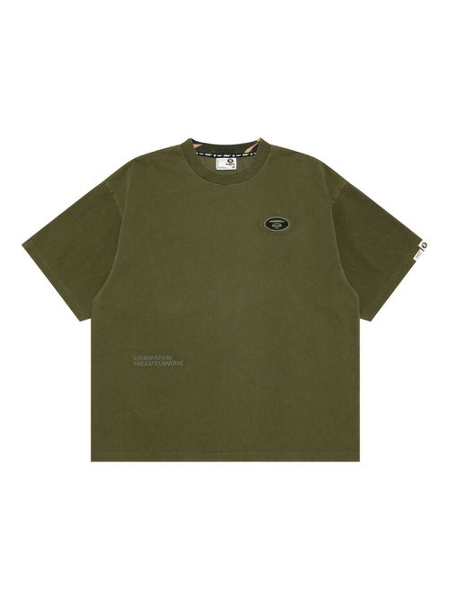 Panelled T-shirt - Green