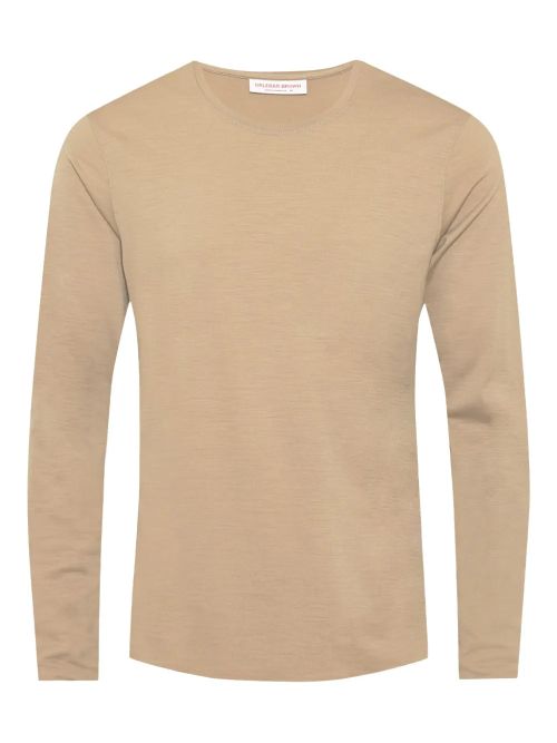Merino Wool T-Shirt — Beige