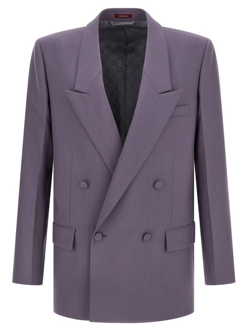 Double-breasted Wool Blazer