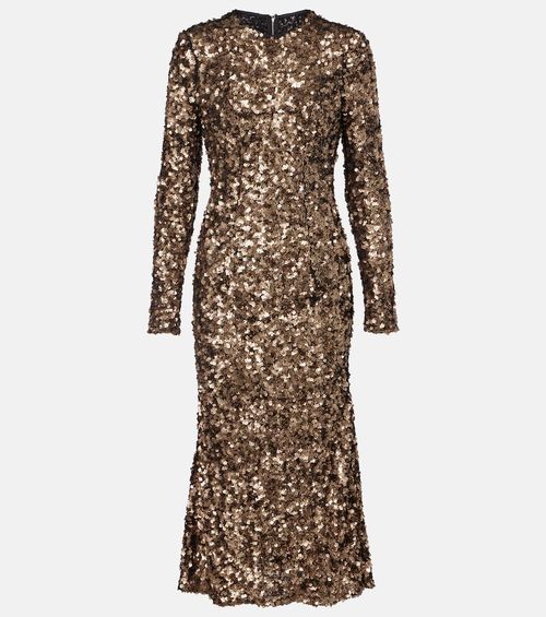 Sequined midi dress