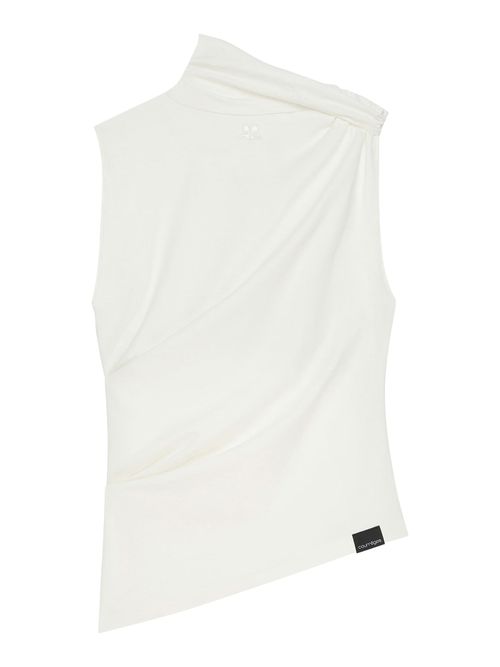 Draped Jersey Top
