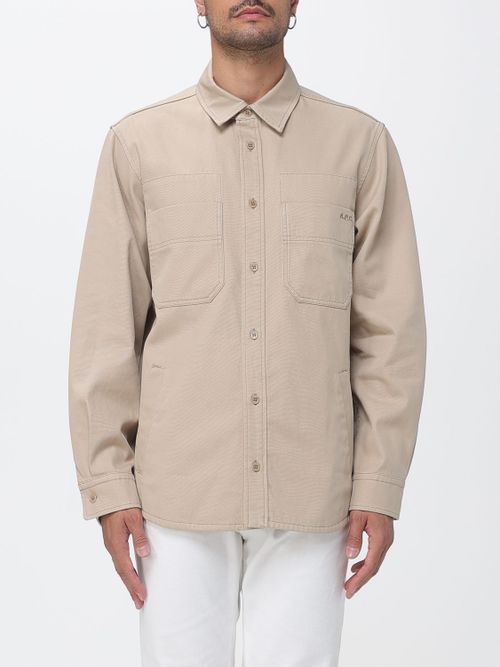 A. P.C. Shirt Men color Beige