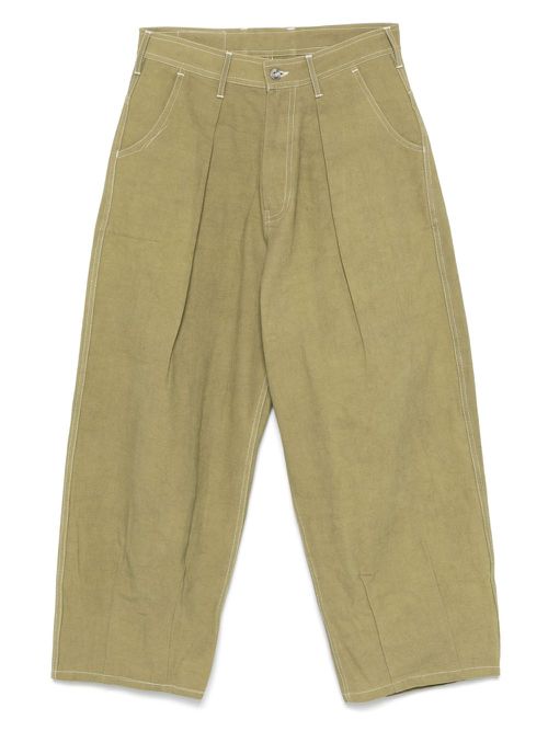 Organic-cotton pants - Green