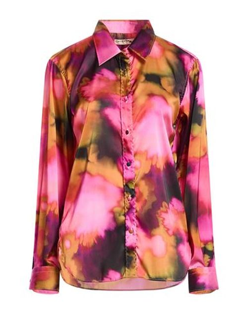 Woman Shirt Fuchsia Size 6 Viscose, Polyester, Elastane